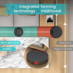Lefant Robot Stofzuiger M210 M210 Pro - Huishoudelijke Apparaten Wifi App Alexa Controle Sweep Dweil - Huisdier Haar Vloertapijt — thumbnail 5