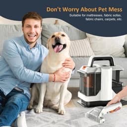 Zetelreiniger - Stofzuiger - Vacuum Cleaner - Tapijtreiniger - Handheld Vlekreiniger - Spot Cleaner - 750W - 15KPa - voor Sofa, Gordijnen, Tapijt Reinigingsmachine – Spray en Zuig Functie — thumbnail 3