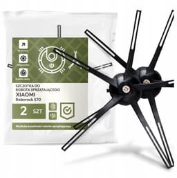 2x Zijborstel voor Xiaomi Roborock S70 Robotstofzuiger — thumbnail 1