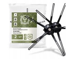 2x Zijborstel voor Xiaomi Roborock S70 Robotstofzuiger