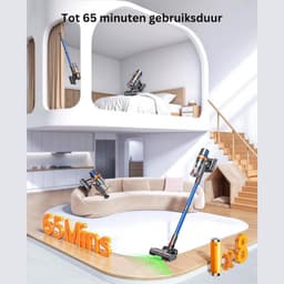DYVNS® Steelstofzuiger Zonder Snoer - Draadloze Stofzuiger - Met Accu — thumbnail 5