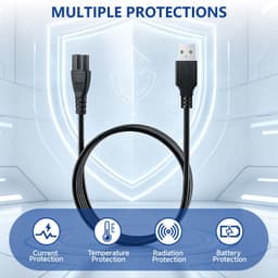 Oplaadkabel - 5 V USB - voor draagbare zwembadstofzuiger — thumbnail 4