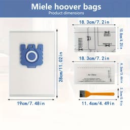 Livé® Vacuümzakken – 8-pack Filters voor Miele Stofzuiger — thumbnail 2