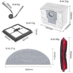 Replacements® onderdelenset geschikt voor Roborock Q10 Series (Q10 / Q10 S5 / Q10 S5+ / Q10 VF / Q10 VF+ / Q10 V / Q10 V+) — thumbnail 4