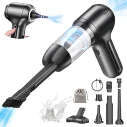 Draagbare Mini Stofzuiger 15000Pa - 3 in 1 Snoerloze Handstofzuiger voor Auto en Huis — thumbnail 1