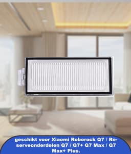 Accessoires geschikt voor Xiaomi Roborock Q7 / Reserveonderdelen Q7 / Q7+ Q7 Max / Q7 Max+ Plus. 1 hoofdborstel, 3 zijborstels, 3 filters, 3 schoonmaakdoeken, 1 schroevendraaier, 1 reinigingsborstel. — thumbnail 5