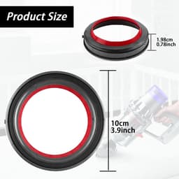 Dailygoods- Afdichtring V12 Slim - Vervangstuk voor Dyson V12 Detect Slim - Stofreservoir afdichtingsring - Inclusief Torx-schroevendraaier - Hoogwaardig rubbermateriaal - Eenvoudige installatie - Stofzuigeronderdeel — thumbnail 5