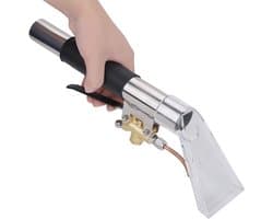 Tapijt Reiniger - Meubelreiniger - Vlekken Verwijderen - Roestvrij Staal - 42 cm - Zilverkleurig