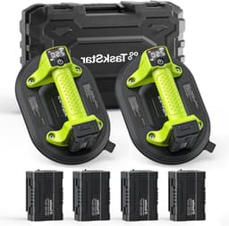 Accu zuignap - Vacuüm lifter - Platen verplaatsen - Automatische hechting - 25 cm - Groen — thumbnail 1