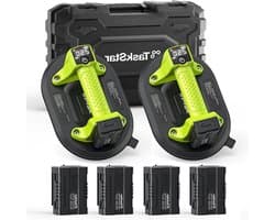 Accu zuignap - Vacuüm lifter - Platen verplaatsen - Automatische hechting - 25 cm - Groen