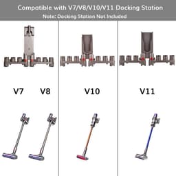 Wandaccessoirehouder voor Dyson V11 V10 V8 V7 stofzuiger (10 opbergvakken, 2 stuks) — thumbnail 2