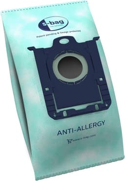 Stofzuigerzakken Anti-allergeen - Stofzakken Synthetisch - Stofvrij Huis - Originele S-Bag - 3.5 liter - Wit — thumbnail 2