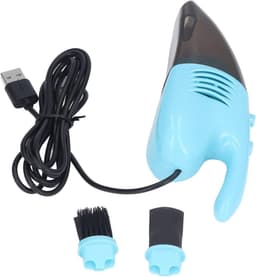 Mini Stofzuiger - Bureau Reiniger - Toetsenbord Schoonmaken - USB Oplaadbaar - 19 x 14 x 6 cm - Groen — thumbnail 3