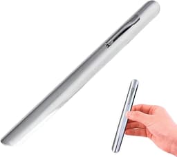 Tafelkruimelveger - Kruimelverzamelaar Schraper - Tafels Schoonmaken - Roestvrijstalen Constructie - 15 cm Lengte - Zilver — thumbnail 5