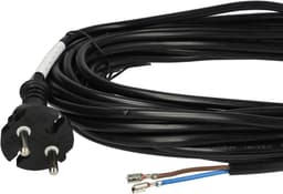 VHBW-stroomkabel compatibel met Kärcher WD3 200, T10/1, T7/1, T14/1, T12/1, WD5.600, T15/1, T9/1, T201, T191 stofzuigers - 10 m kabel 1000 W — thumbnail 4
