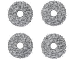 4 x Vervangende doek, geschikt voor Roborock P10pro/P10S/P10S PURE /QRevo MaxV/QRevo Pro/QRevo S/Qrevo Plus - herbruikbare vervanging - - Reinigt vlekken en stof(26.5x25CM)