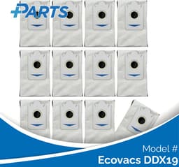 Ecovacs DDX19 Stofzakken (12 Stuks, Plus.Parts® alternatief voor DDB030025) — thumbnail 1