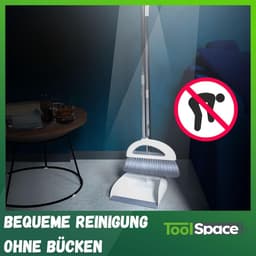 3-in-1 rechte bezem en stoffer set met waterreiniger voor thuis en kantoor — thumbnail 2