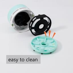 Draagbare Mini Stofzuiger - Snoerloos en Batterij Aangedreven voor Toetsenbord, Laptop en Bureau - Ideaal voor Thuis, Kantoor en Auto — thumbnail 3
