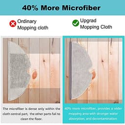 Dweil met volledige dekking geschikt voor Xiaomi Roborock S50 S55 S6 MAXV S5 MAX stofzuiger. — thumbnail 3