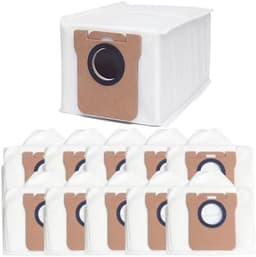 10 stuks stofzuigerzakken geschikt voor Xiaomi X10+ / X20+ & Dreame L10s Ultra, Dreame L10 Ultra, L20 Ultra, X40 Ultra stofzuigerrobot, stofzak reservezak accessoireset, 2,5 l grote capaciteit — thumbnail 1