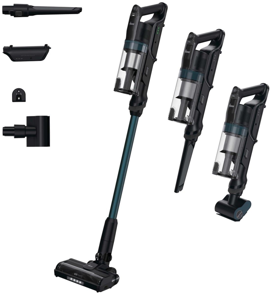 Hoover HF1 Plus Pet - Draadloze Steelstofzuiger geschikt voor dierenharen - 45 min - HEPA-filter - LED-verlichting Zuigmond - Inclusief opzetstukken - Kruimeldief - Mini Turboborstel voor huisdierenharen - HF1P10P 011 — afbeelding 1