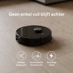 Sinji Robotstofzuiger met Dweilfunctie & Laadstation – Stofzuiger Draadloos – Robotstofzuiger Huisdieren – Smart App — thumbnail 3