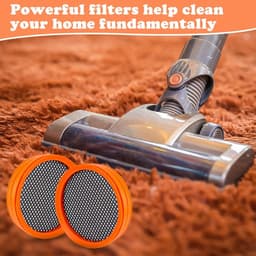 2 stuks Filter - vervangingsfilters FC8009/01 voor Philips SpeedPro en SpeedPro Aqua accustofzuigers - Filteraccessoires compatibel met Philips FC6721 FC6722 FC6723 FC6724 FC6725 stofzuigers — thumbnail 4