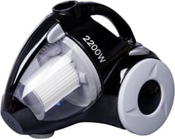 Stofzuiger - Cilinder stofzuiger - Krachtig stofzuigen - Zakloos systeem - 2200 Watt - Zwart — thumbnail 1