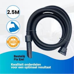 Fixem Stofzuigerslang Geschikt voor Numatic, Henry, Hetty, James, George, Charles – Slang voor Numatic Stofzuiger – 32mm – 2,5m – Universele Slang voor Numatic – Hoge Kwaliteit Zuigslang — thumbnail 4