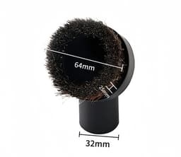 Stofzuiger Plumeau Universeel - Zacht en Hard - Stofzuigermondstuk Universeel - Geschikt voor AEG Philips Electrolux Rowenta Miele Stofzuiger - 32mm+35mm - Kleine Zuigmond Universeel Borstel Mondstuk Accessoire Hulpstuk - Stofzuiger Onderdelen — thumbnail 3