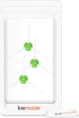 kwmobile robotstofzuiger reserve vervangingsonderdelen set - Compatibel met Roomba e5/ i7 en i7+ robotstofzuiger - 3 Borstels - Compatibel met iRobot — thumbnail 4