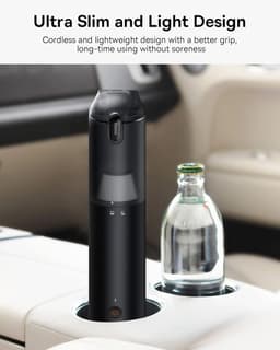 Draagbare Stofzuiger - Auto Stofzuiger - Snel Interieur Reinigen - 1 Uur Looptijd - 120 Watt - Zwart — thumbnail 2