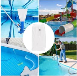 Zwembadstofzuiger Zakken - Filterzakken - Water Reinigen - Herbruikbaar Nylon - 10 Stuks - Zwart — thumbnail 5