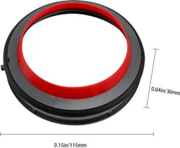 Geschikt voor Geschikt voor de bovenste afdichtingsring van de stofbak van de Dyson V11 stofzuiger. — thumbnail 1