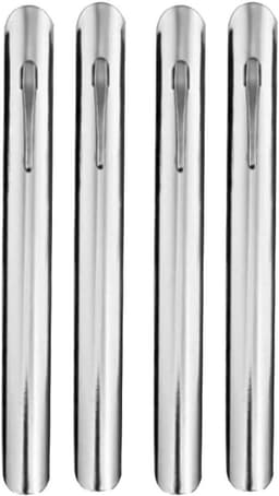 Kruimelveger Set - Tafelreiniger - Eetruimte Schoonmaken - Duurzaam Aluminium - 4 Stuks - Zilver — thumbnail 1