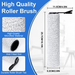 Dailygoods- Borstelrol Vervangend - HEPA-filter - Tineco Floor One S7 - Stofzuiger - Ultra/Stretch - S6/S7/S9 Artist - Stofzuigerborstel — thumbnail 2