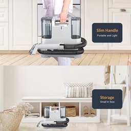 Stofzuiger – Zuigapparaat – Sobezuiger – Tapijtreiniger – Nat- en Droogzuiger – Krachtige 400W Motor – 9kPa Zuigkracht — thumbnail 5