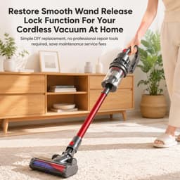 2 veervergrendelingsknoppen voor Dyson V7 V8 V10 V11 V15, rode bevestigingsclip voor gemotoriseerde borstel, zuigbuis - ShopVlot — thumbnail 2