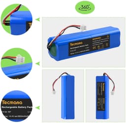 Stofzuigeraccu - 14,4 V - 6000 mAh - Lithium-ion — thumbnail 2