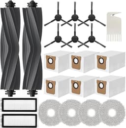 Geschikt voor Dreame L20 Ultra/L20 Ultra Complete accessoireset bevat: 2 rolborstels, 6 stofzakken, 4 dweilpads, 6 zijborstels en 2 filters. Het betreft een reserveonderdelen- en accessoireset geschikt voor robotstofzuigers. — thumbnail 1