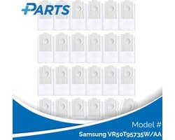 Samsung VR50T95735W/AA Stofzakken (24 Stuks, Plus.Parts® alternatief voor VCA-RDB95)