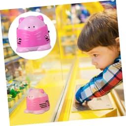 Mini Stofzuiger - Bureaureiniger Stofverzamelaar - Bureau Schoonmaken - Draadloze Mini Stofzuiger - 8.5x8.2x9cm - Roze — thumbnail 4