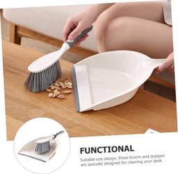 Mini Stoffer Set - Handige Schoonmaker - Bureau Opruimen - Compact Ontwerp - 35 cm Lengte - Zoals Getoond — thumbnail 3