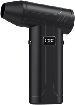 Draagbare Luchtblazer - Stofreiniger Ventilator - Snel Stof Verwijderen - Krachtige Motor 100000 TPM - Compact Ontwerp - Zwart — thumbnail 1