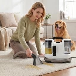 Draagbare Tapijt- En Meubelreiniger Met Aparte Tanks Voor Schoon En Vuil Water - 1800 ml Schoon 800 ml Vuil 12 kPa Diepe Zuigkracht - Ideaal Voor Banken, Matrassen En Auto-Interieurs — thumbnail 3