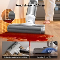 Proscenic F10 Ultra - 3-in-1 Draadloze Stofzuiger - 350W 20000Pa - 60min Autonomie - Watertanks 1.3L - 59db — thumbnail 3