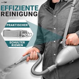 Handstofzuiger met 700 Watt & laag gewicht voor kussens-auto's-computers Vacuum Cleaner met 6m kabel & permanent stoffilter — thumbnail 4