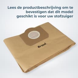 Stofzuigerzakken - Geschikt voor Kärcher - 20 Stuks - Geschikt voor Kärcher 6.959 - 130.0 - WD3 - Stofzuigerzak - van Saaf — thumbnail 3
