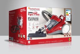 TurboTronic CV04 Stofzuiger - 4 Liter - Grijs/Blauw — thumbnail 5